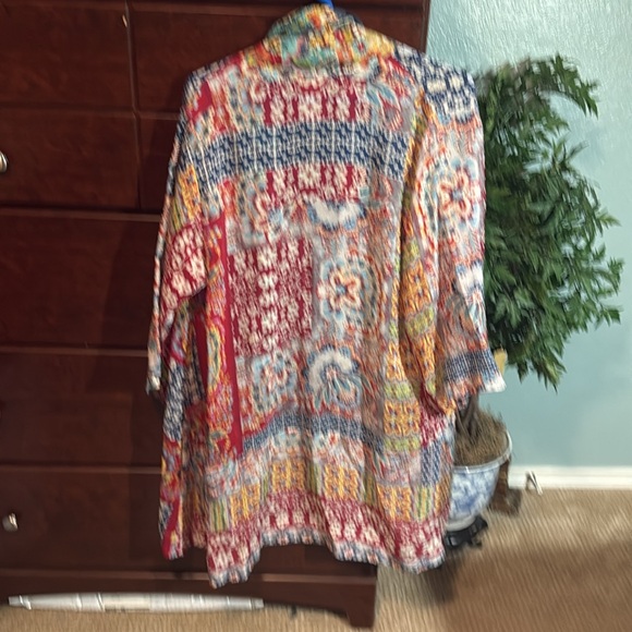 Johnny Was Multicolor Patchwork Jacket - Picture 5 of 8